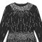 New women's hot stamping and hip hugging dress, light luxury dinner dress