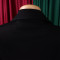New women's clothing style fashionable commuting simple suit collar splicing color