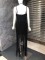 Hot selling new halter top long dress with tassel at the hem sexy evening party dress