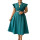 Green + belt + brooch