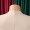 New foreign trade style elegant and fashionable round neck five quarter sleeve patchwork hip hugging dress