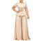 Summer temperament elegant and fashionable plus size short sleeved ruffled top casual wide leg pants set