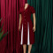 New women's clothing style fashionable commuting simple suit collar splicing color