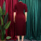 2026 summer temperament fashionable and elegant five quarter sleeve suit collar African dress