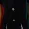 New women's clothing style fashionable commuting simple suit collar splicing color