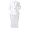 Fashionable and elegant ruffled V-neck slim fit hip hugging short sleeved plus size African dress