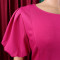 New fashionable and elegant round neck bubble sleeves, large skirt, medium to long foreign trade dress