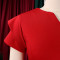Elegant temperament, plus size, mid length, high waist, and large swing dress