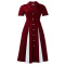 New women's clothing style fashionable commuting simple suit collar splicing color