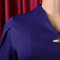Fashionable and elegant ruffled V-neck slim fit hip hugging short sleeved plus size African dress