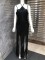 Hot selling new halter top long dress with tassel at the hem sexy evening party dress