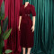 2026 summer temperament fashionable and elegant five quarter sleeve suit collar African dress