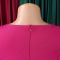 New fashionable and elegant round neck bubble sleeves, large skirt, medium to long foreign trade dress