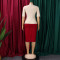 New foreign trade style elegant and fashionable round neck five quarter sleeve patchwork hip hugging dress