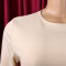 New foreign trade style elegant and fashionable round neck five quarter sleeve patchwork hip hugging dress