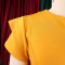 Elegant temperament, plus size, mid length, high waist, and large swing dress
