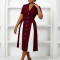 New women's clothing style fashionable commuting simple suit collar splicing color