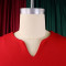 Elegant temperament, plus size, mid length, high waist, and large swing dress
