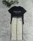 Summer style new style temperament short sleeved+mid skirt sexy two-piece set in stock 2 colors