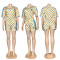 Fashion Polka Dot Casual Set Loose Comfortable Skin-Friendly Fabric Short Sleeve Shorts Two-Piece Set
