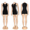 New trendy and fashionable sleeveless vest slim fit jumpsuit in two colors