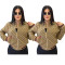 Autumn and winter jacket, casual baseball jacket, new embroidered women's temperament jacket