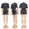 Fashion Polka Dot Casual Set Loose Comfortable Skin-Friendly Fabric Short Sleeve Shorts Two-Piece Set
