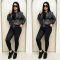 Zipper cardigan jacket new casual sports style fashionable short jacket S-4XL