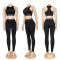 Round-neck sleeveless sports vest High-waisted hip-lifting leggings High-elastic breathable workout set