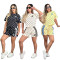 Fashion Polka Dot Casual Set Loose Comfortable Skin-Friendly Fabric Short Sleeve Shorts Two-Piece Set