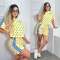 Fashion Polka Dot Casual Set Loose Comfortable Skin-Friendly Fabric Short Sleeve Shorts Two-Piece Set