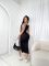 New fashion embroidered waist cinching slimming slit knitted European and American sleeveless dress in five colors