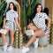 Fashion Polka Dot Casual Set Loose Comfortable Skin-Friendly Fabric Short Sleeve Shorts Two-Piece Set