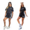 Fashion Polka Dot Casual Set Loose Comfortable Skin-Friendly Fabric Short Sleeve Shorts Two-Piece Set