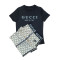 Summer style new style temperament short sleeved+mid skirt sexy two-piece set in stock 2 colors