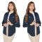 Temperament Pony Embroidered Shirt Women's Fashion Cardigan Versatile Loose Polo Shirt