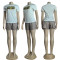 Summer embroidery+printed cool silk short sleeved shorts set in 2 colors in stock
