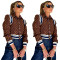 Women's jacket S-4XL fashionable loose button casual temperament jacket