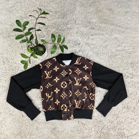 Women's jacket S-4XL fashionable loose button casual temperament jacket