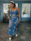 Knit Hand-Crocheted Strapless Flared Split Beach Dress 60505 Cross-Border Wholesale Net Sexy Dress