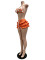 New Knitted Hand Hooked Lotus Leaf Edge Strap Set 60408 European and American Summer Beach Shorts with Exposed Umbilical for Women