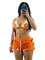 New Knitted Hand Hooked Lotus Leaf Edge Strap Set 60408 European and American Summer Beach Shorts with Exposed Umbilical for Women