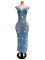 Knit Hand-Crocheted Strapless Flared Split Beach Dress 60505 Cross-Border Wholesale Net Sexy Dress