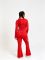 Autumn/Winter Skeleton Screen-Printed Mesh-Fused Low-Waist Flared Pants Sporty Casual Set Women's Wear