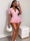 New Knitted Hand Hook Wooden Ear Polo Collar jumpsuit Summer jumpsuit