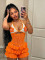 New Arrivals: Knitted Crochet Ruffle Over-the-Shoulder Tie-Up Cutout Bodysuit 60511 European & American Summer Bodysuit