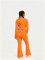 Autumn/Winter Skeleton Screen-Printed Mesh-Fused Low-Waist Flared Pants Sporty Casual Set Women's Wear