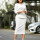 White + corsage