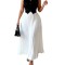 Women's high waisted elastic pleated long skirt with a large swing and a sense of drape, elegant plus size skirt    12COLOR