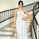 Sweet party dress, sheer camisole long dress, 2026 summer new women's embroidered dress